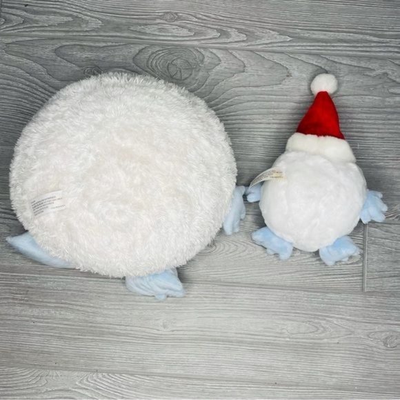 Disney vintage Everest plush yeti one large one small with Santa hat - Picture 4 of 6